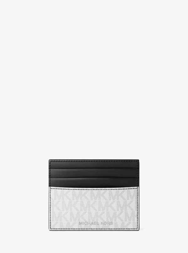 Michael Kors Pebbled Leather Billfold Wallet and Signature Logo Card Case Gift Set - Preorder