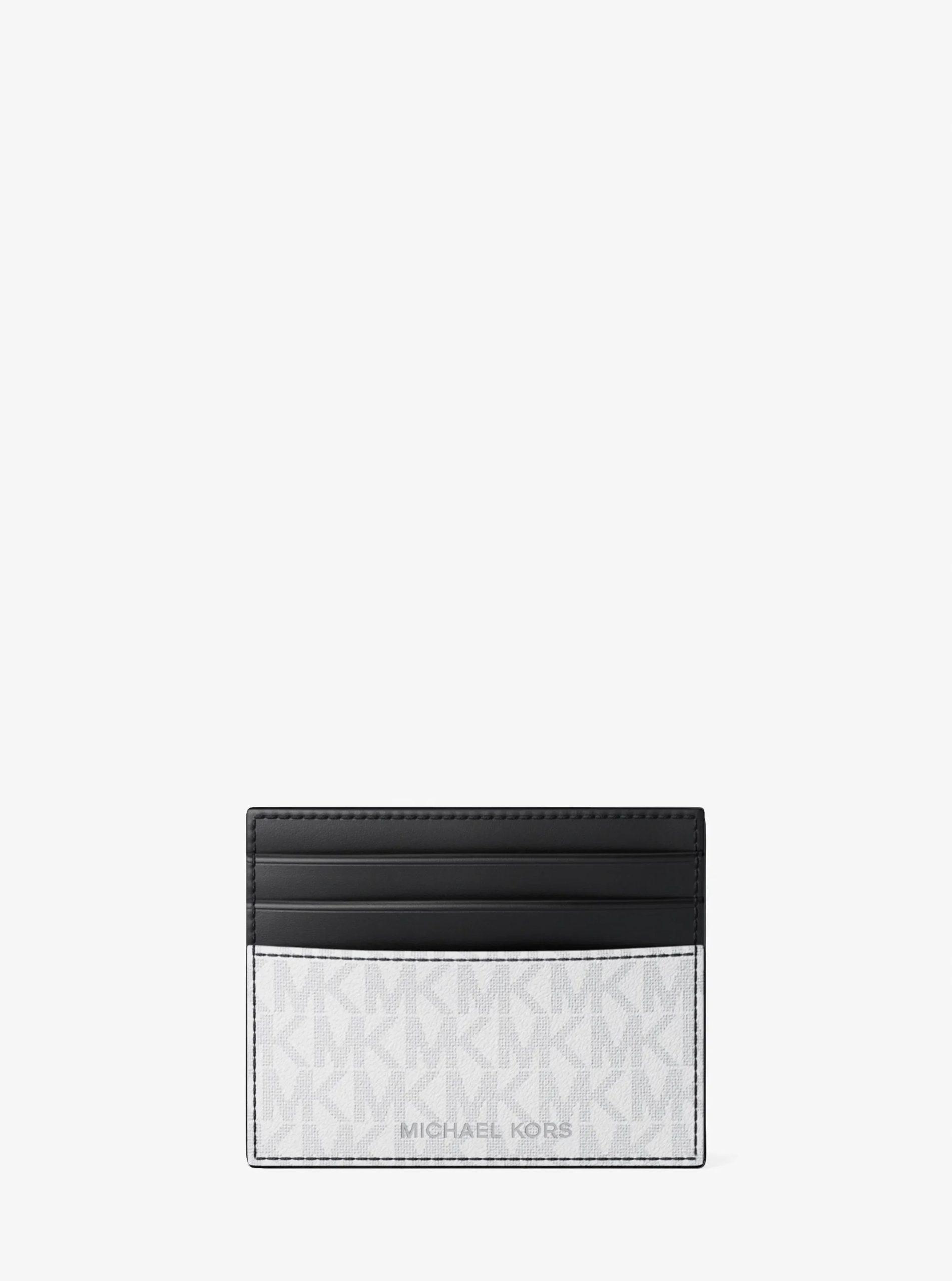 Michael Kors Pebbled Leather Billfold Wallet and Signature Logo Card Case Gift Set - Preorder