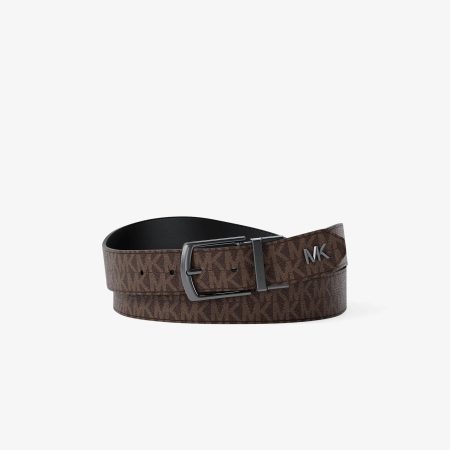Michael Kors Reversible Belt - Preorder — Brown Black