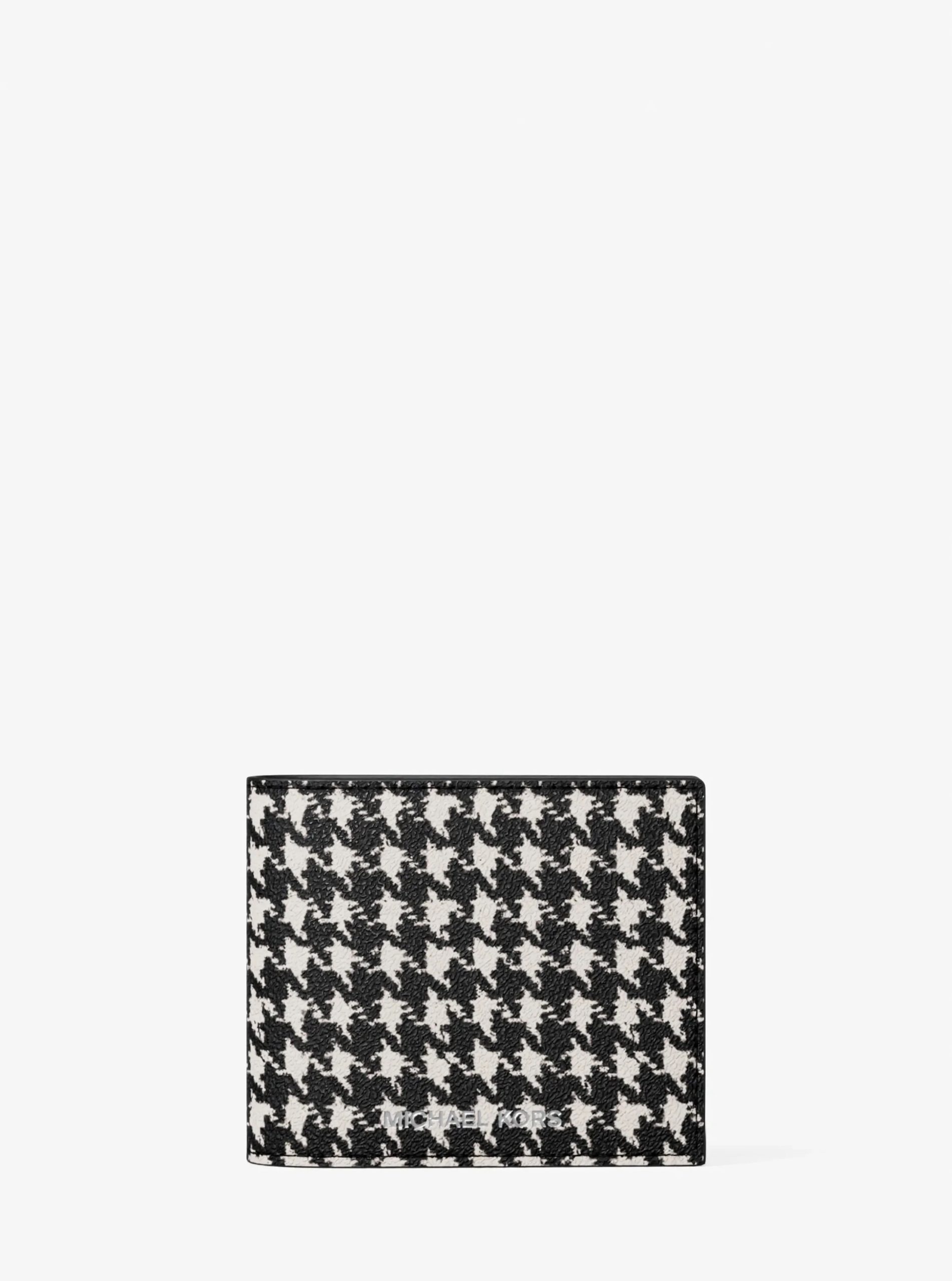 Michael Kors Cooper Houndstooth Printed Billfold Wallet - Preorder