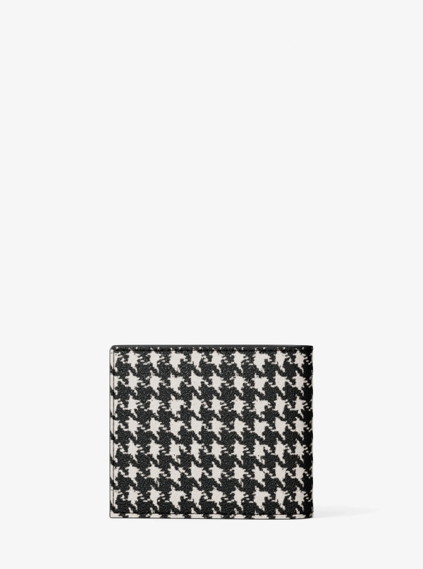 Michael Kors Cooper Houndstooth Printed Billfold Wallet - Preorder