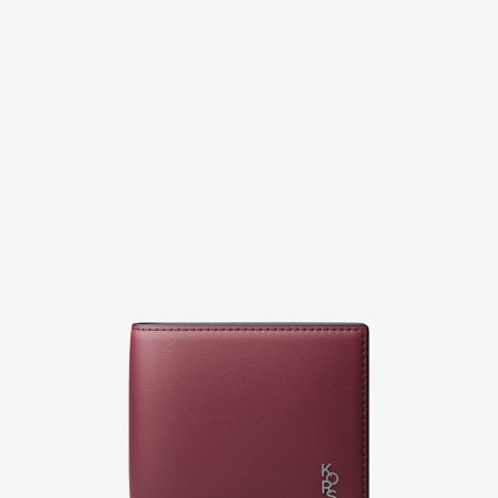 Michael Kors Kole Billfold Wallet - Preorder — Maroon