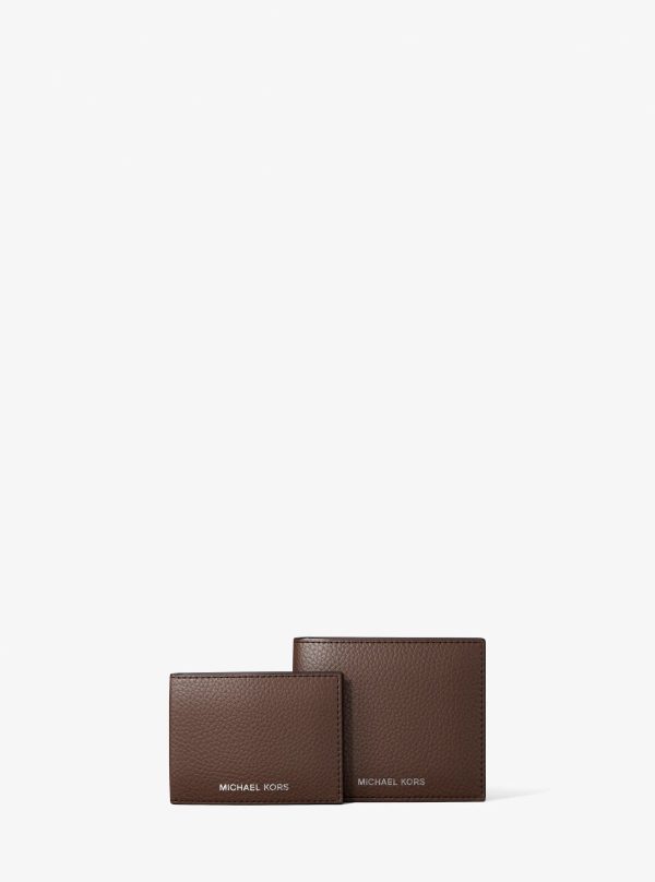 Michael Kors Cooper Pebbled Leather Billfold Wallet With Passcase - Preorder