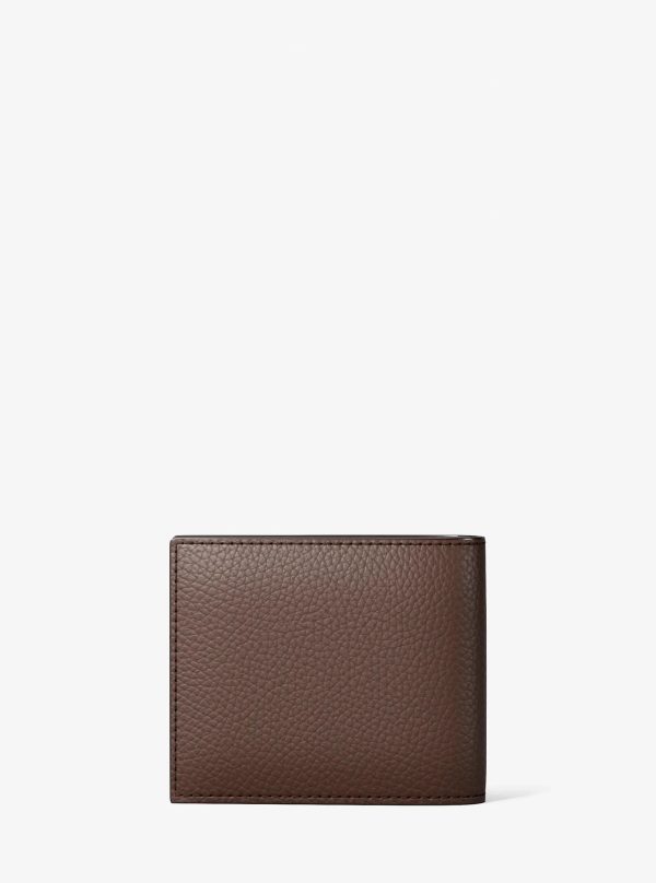 Michael Kors Cooper Pebbled Leather Billfold Wallet With Passcase - Preorder