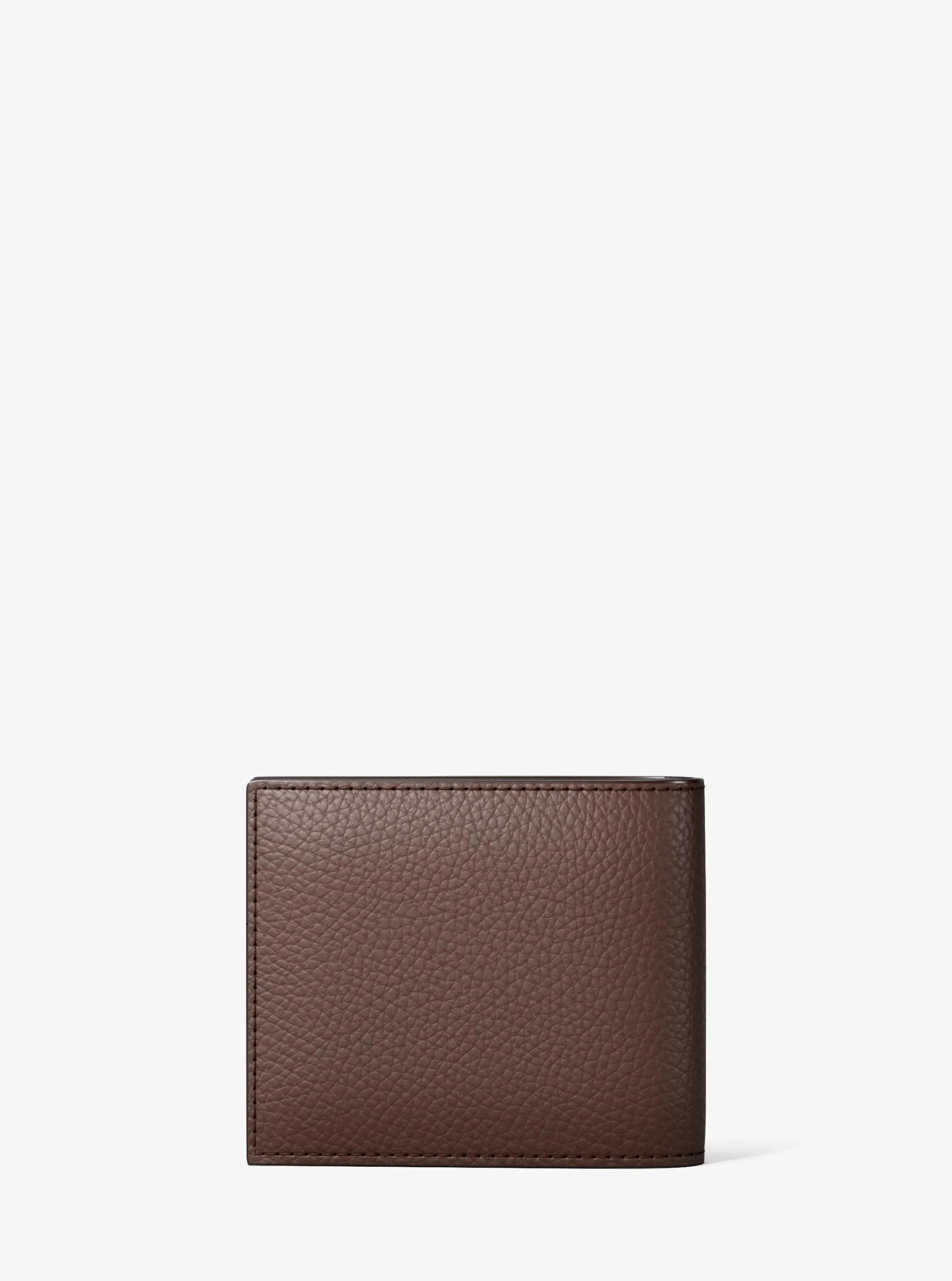 Michael Kors Cooper Pebbled Leather Billfold Wallet With Passcase - Preorder