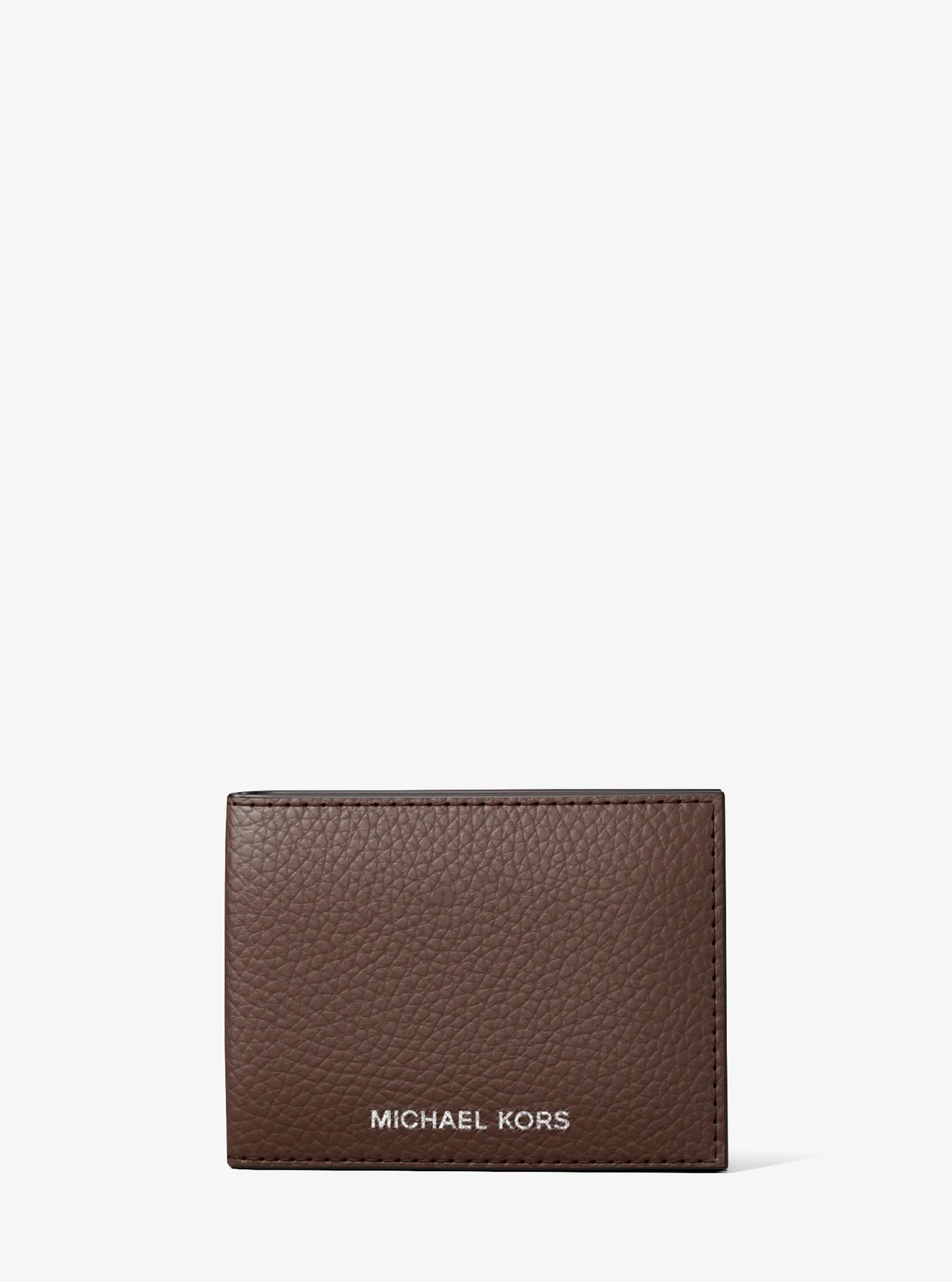Michael Kors Cooper Pebbled Leather Billfold Wallet With Passcase - Preorder