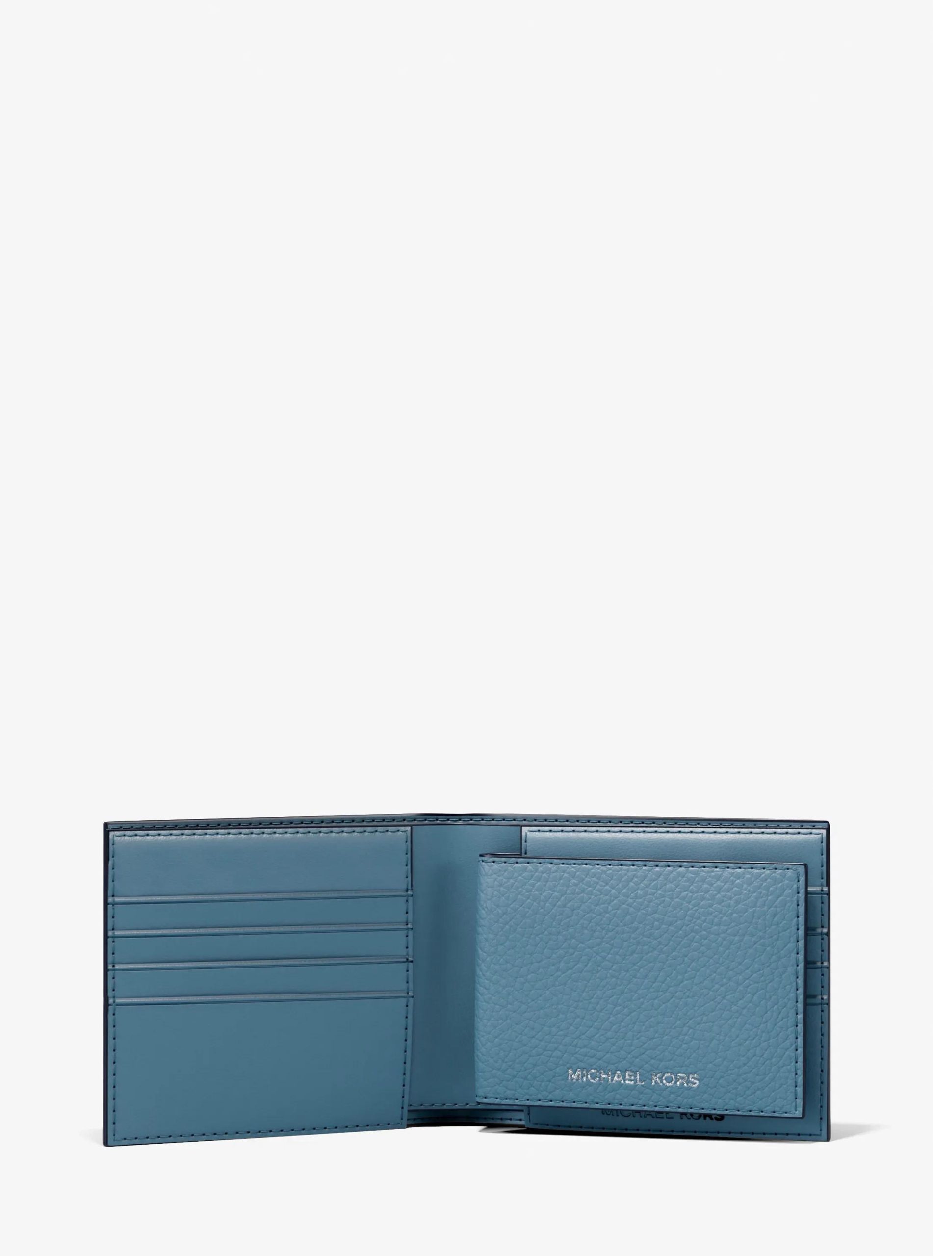 Michael Kors Cooper Pebbled Leather Billfold Wallet With Passcase - Preorder
