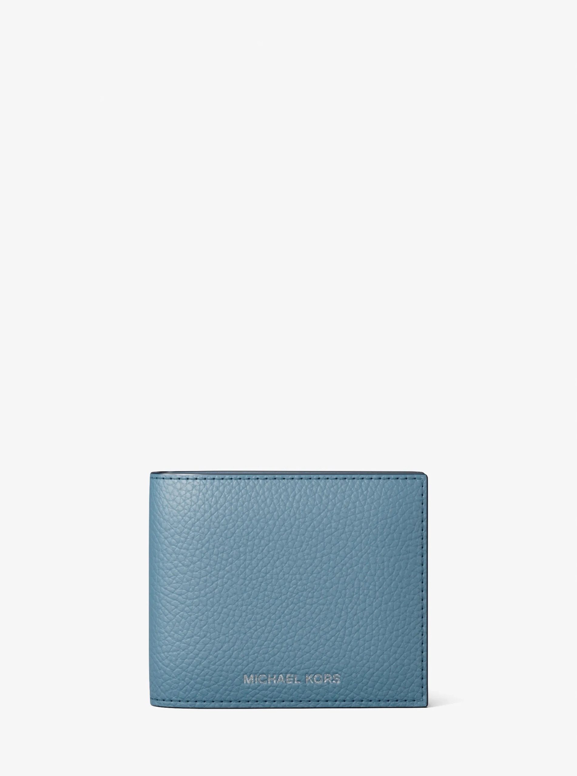 Michael Kors Cooper Pebbled Leather Billfold Wallet With Passcase - Preorder