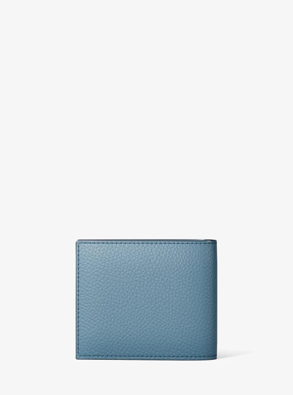 Michael Kors Cooper Pebbled Leather Billfold Wallet With Passcase - Preorder
