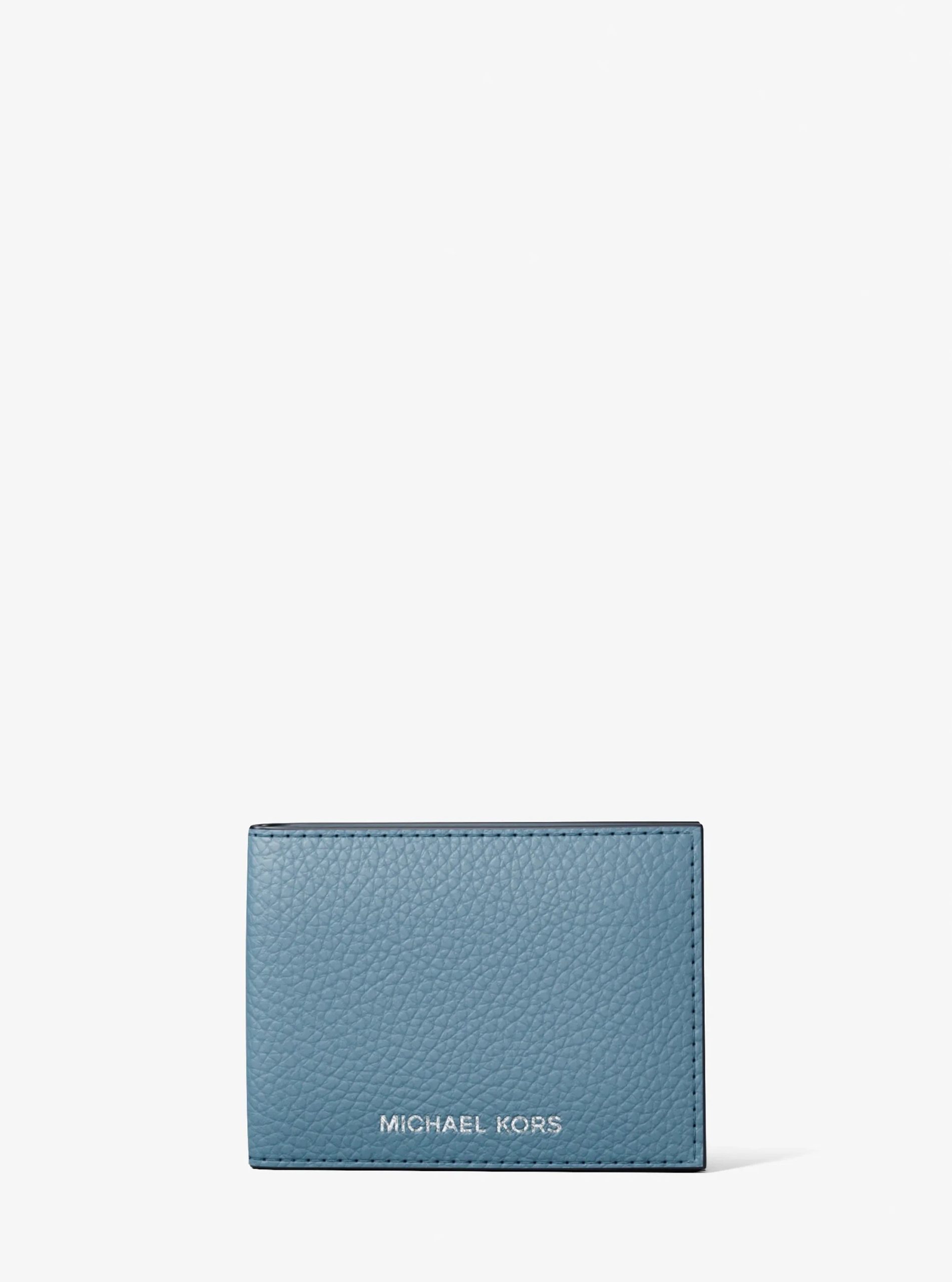 Michael Kors Cooper Pebbled Leather Billfold Wallet With Passcase - Preorder