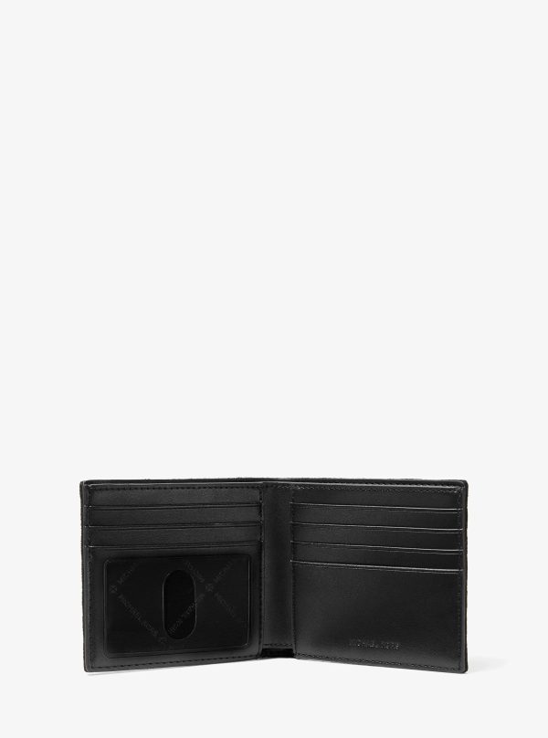 Michael Kors Cooper Logo Debossed Polyester Microsuede Wallet - Preorder