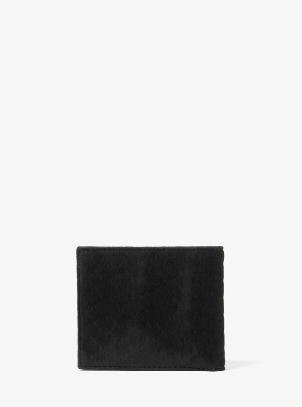 Michael Kors Cooper Logo Debossed Polyester Microsuede Wallet - Preorder