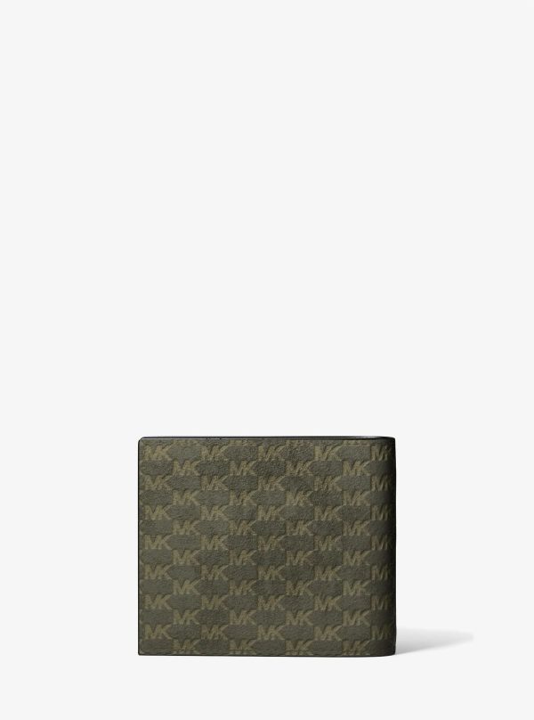 Michael Kors Cooper Logo Debossed Polyester Microsuede Wallet - Preorder