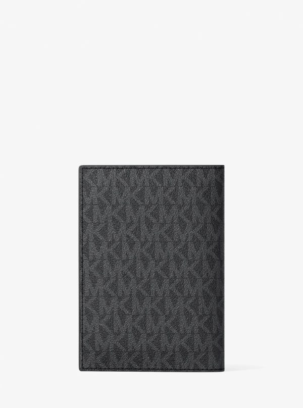 Michael Kors Cooper Stripe Signature Logo Passport Wallet - Preorder