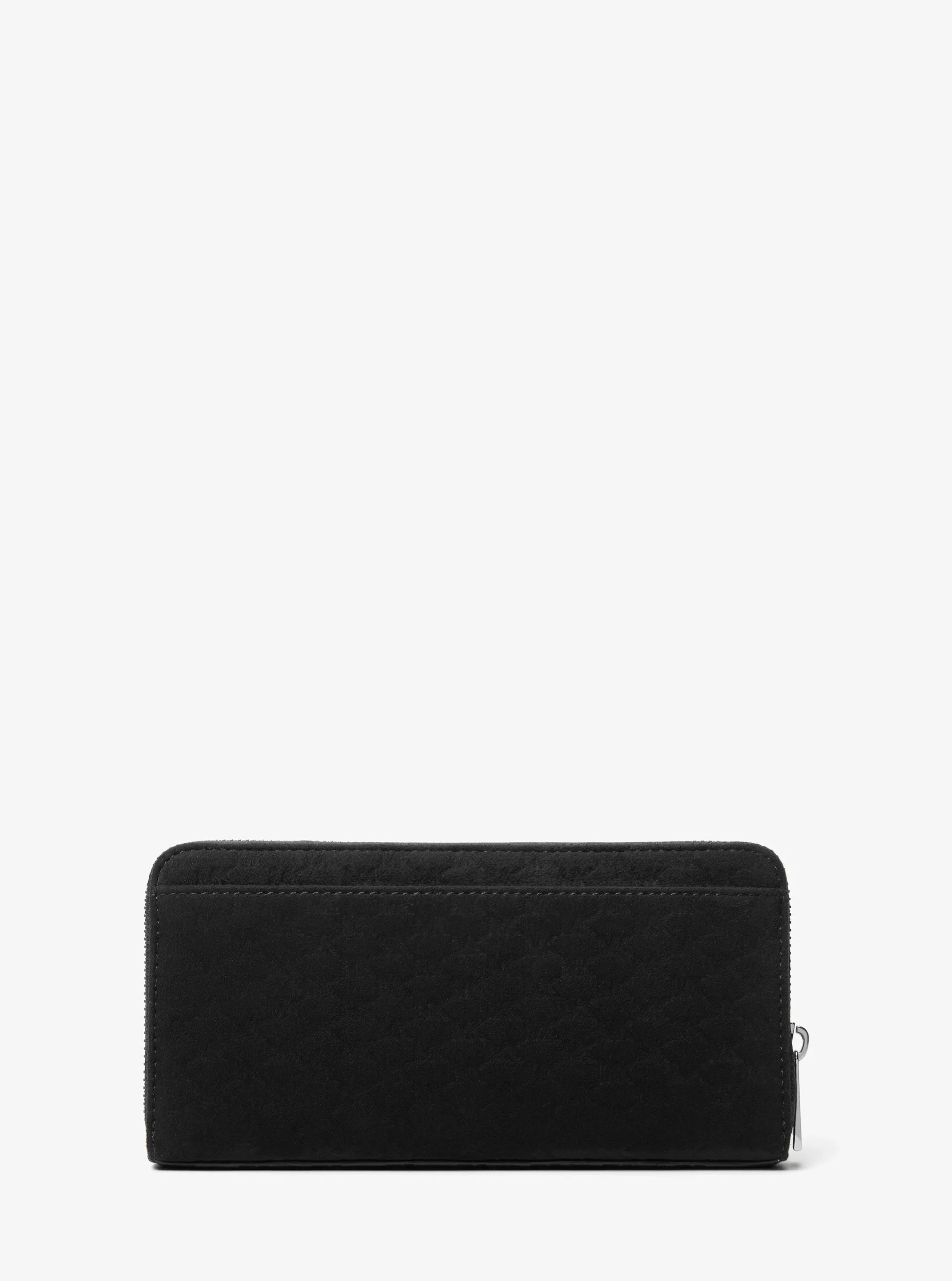 Michael Kors Cooper Logo Debossed Polyester Microsuede Zip-Around Wallet - Preorder - Image 9