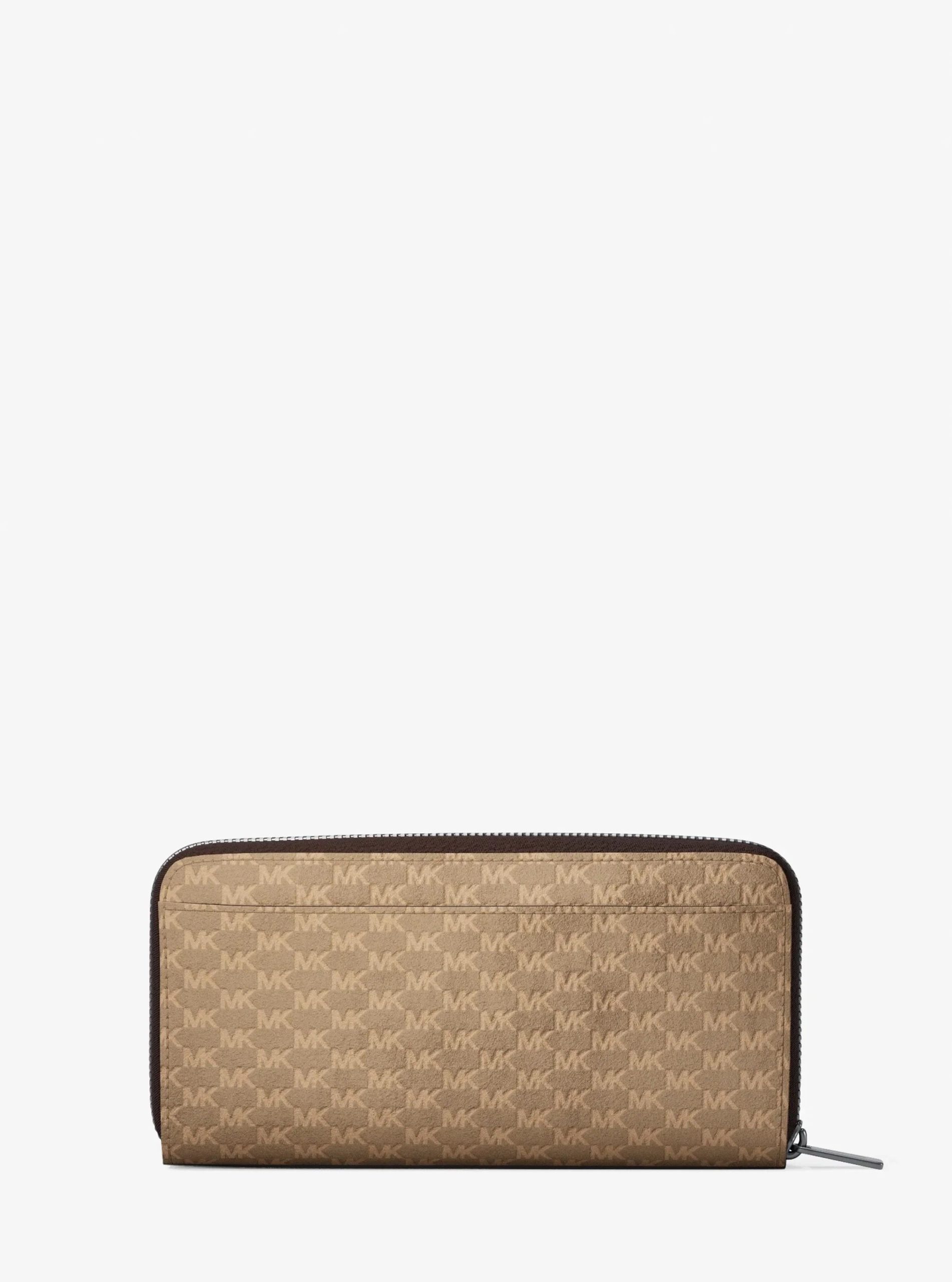 Michael Kors Cooper Logo Debossed Polyester Microsuede Zip-Around Wallet - Preorder - Image 6