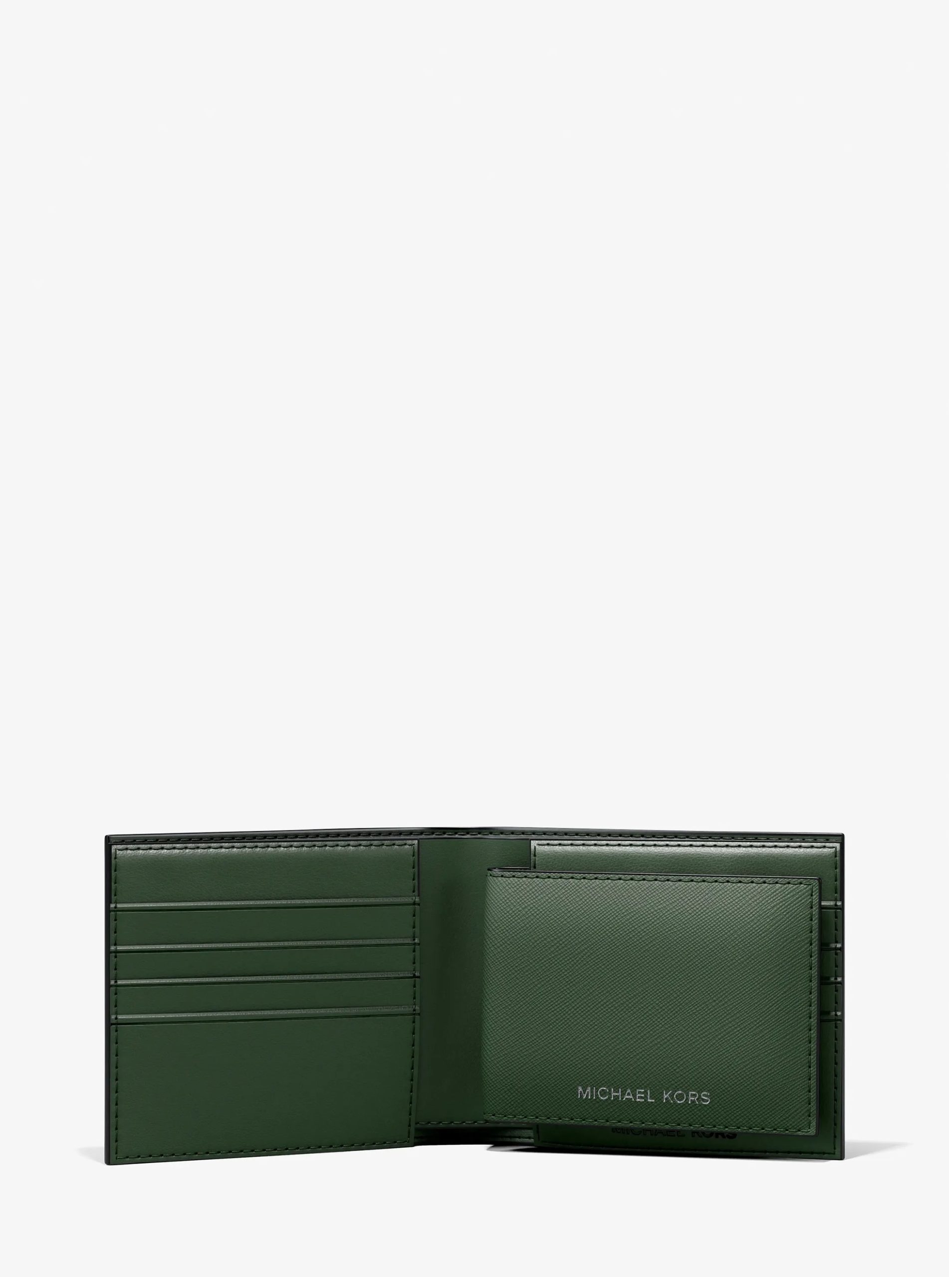 Michael Kors Cooper Saffiano Leather Billfold Wallet With Passcase - Preorder
