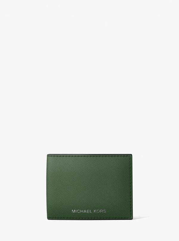 Michael Kors Cooper Saffiano Leather Billfold Wallet With Passcase - Preorder