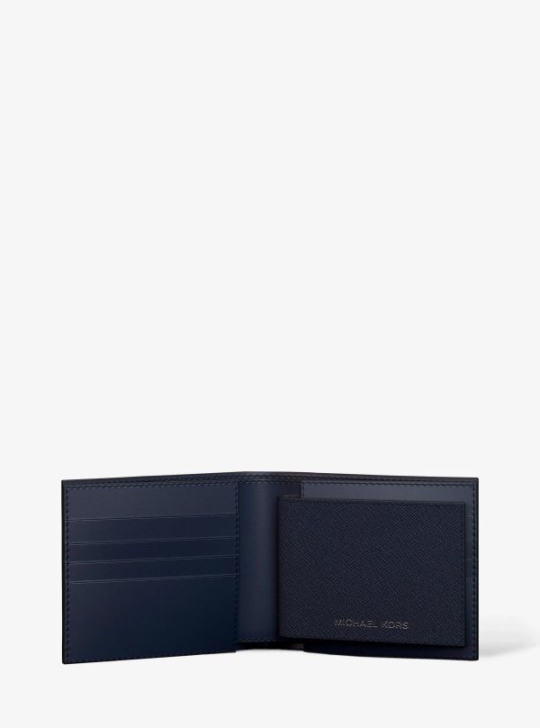 Michael Kors Cooper Saffiano Leather Billfold Wallet With Passcase - Preorder
