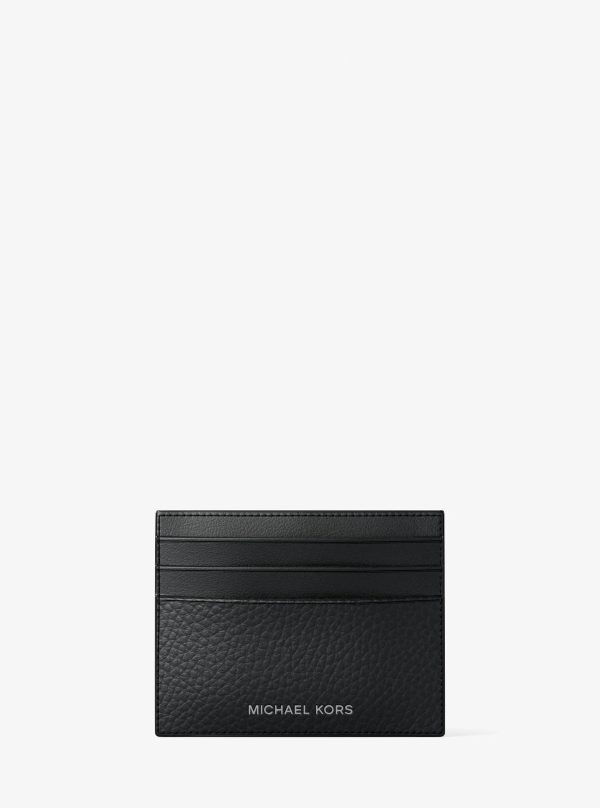 Michael Kors Cooper Pebbled Leather Card Case - Preorder