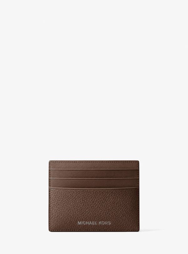 Michael Kors Cooper Pebbled Leather Card Case - Preorder