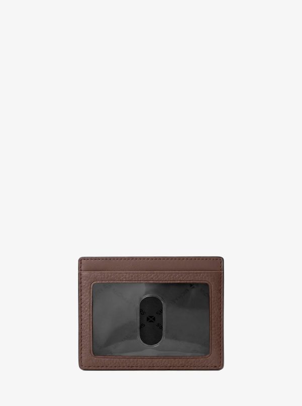 Michael Kors Cooper Pebbled Leather Card Case - Preorder