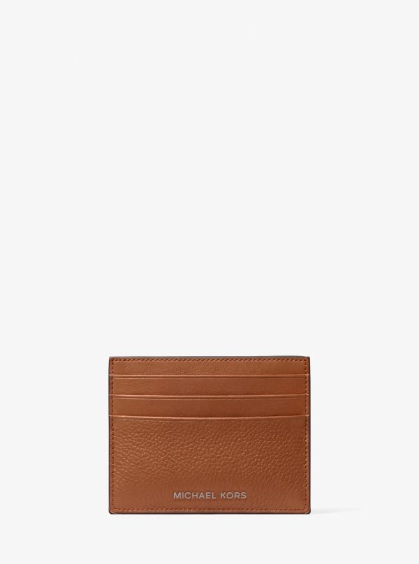 Michael Kors Cooper Pebbled Leather Card Case - Preorder