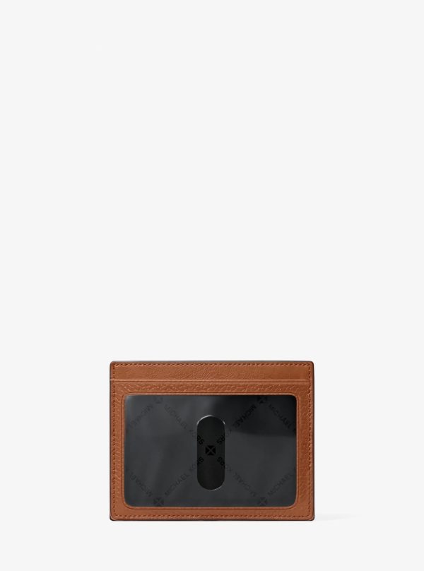 Michael Kors Cooper Pebbled Leather Card Case - Preorder
