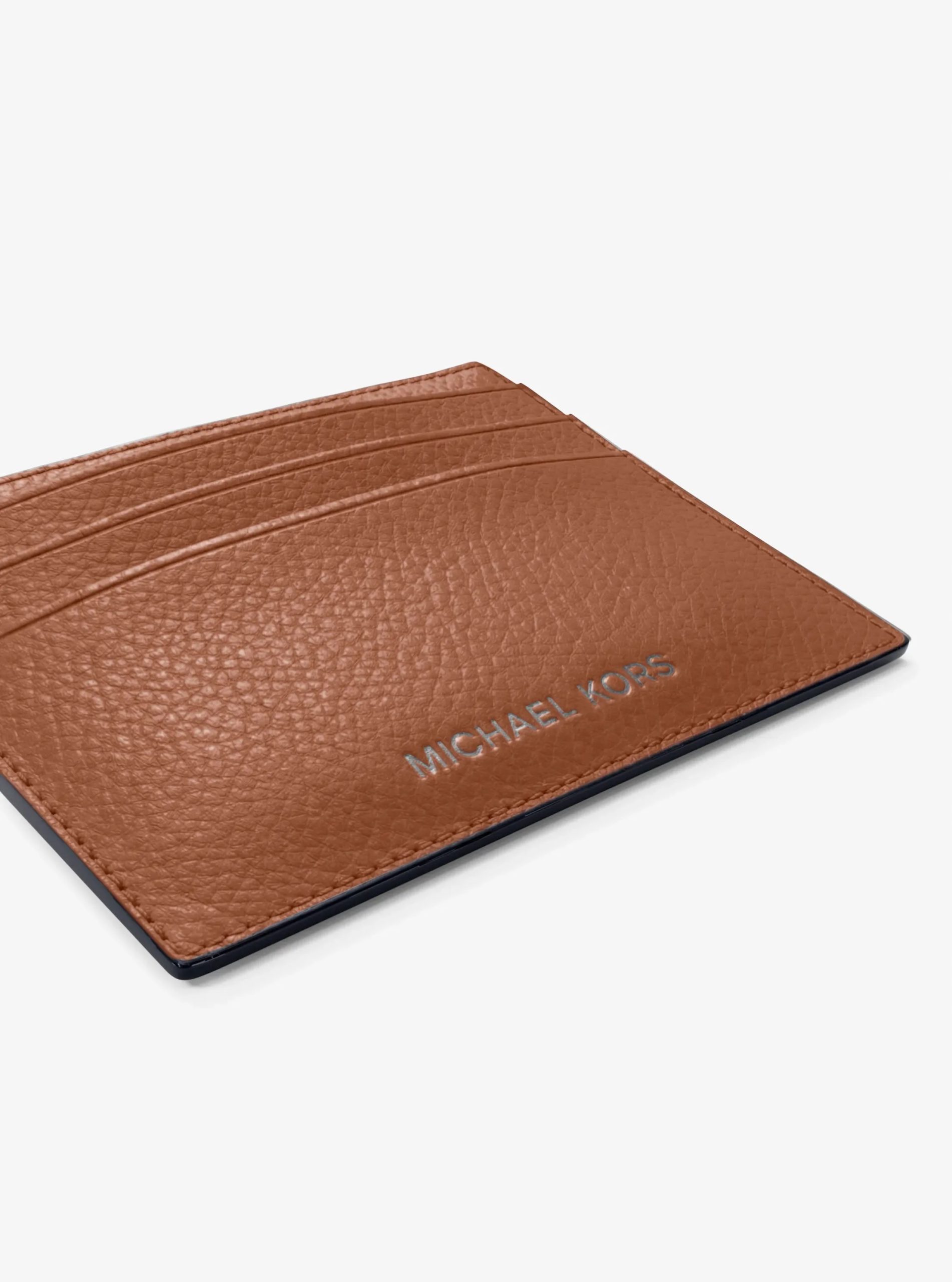 Michael Kors Cooper Pebbled Leather Card Case - Preorder
