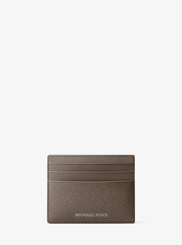 Michael Kors Cooper Pebbled Leather Card Case - Preorder