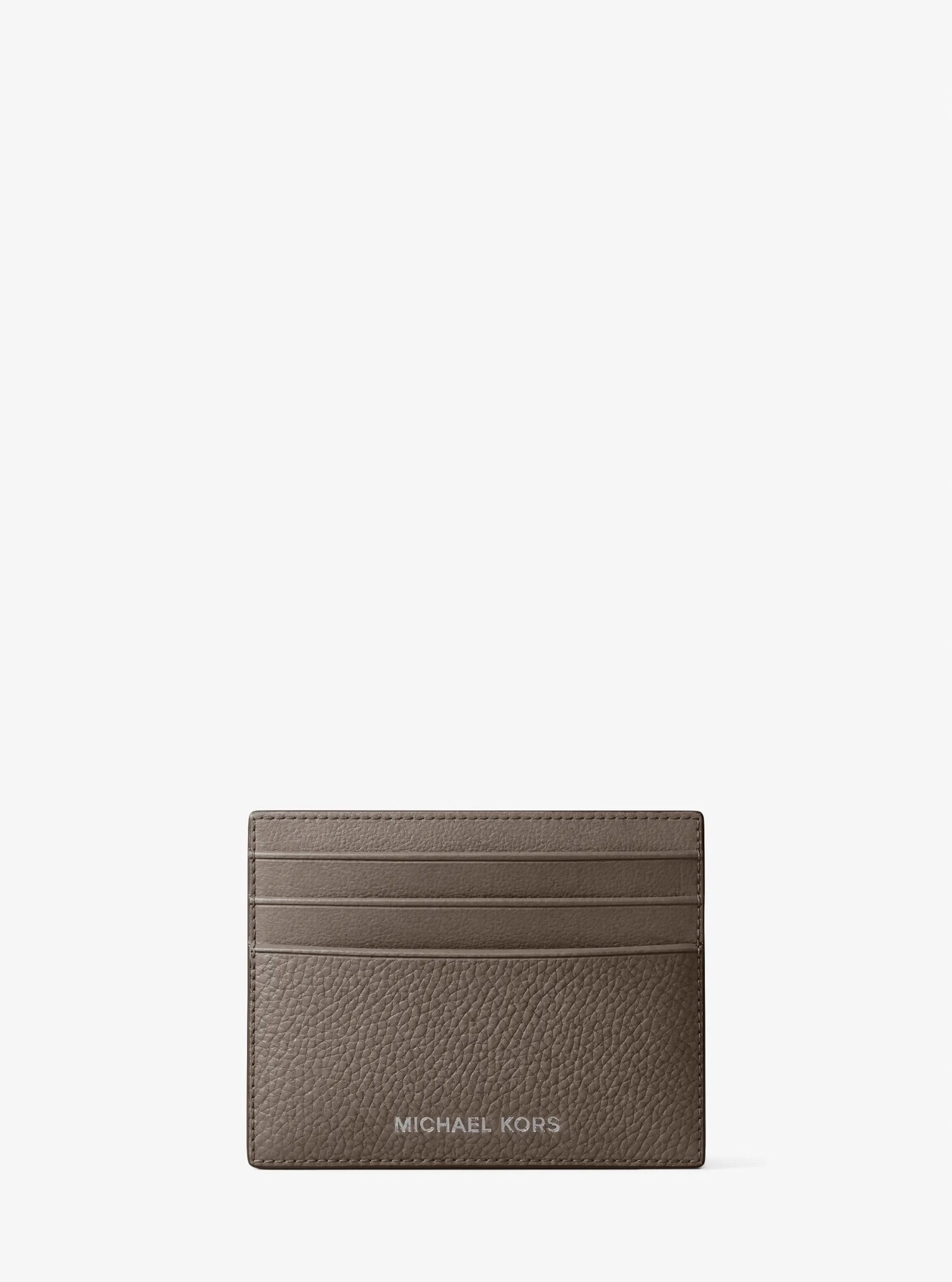 Michael Kors Cooper Pebbled Leather Card Case - Preorder