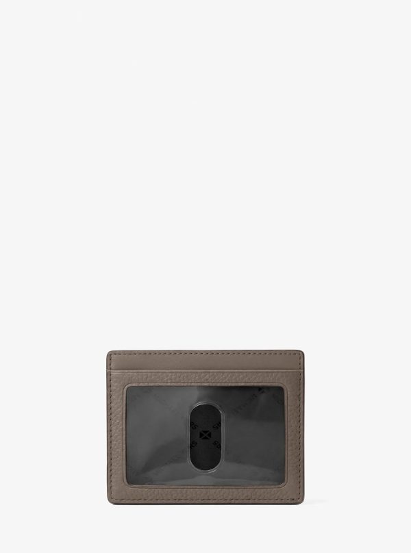 Michael Kors Cooper Pebbled Leather Card Case - Preorder