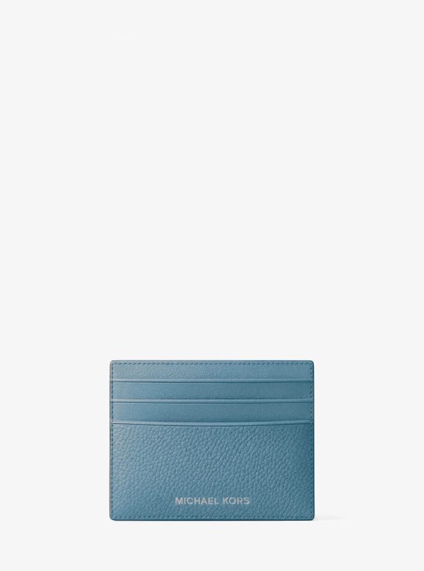 Michael Kors Cooper Pebbled Leather Card Case - Preorder