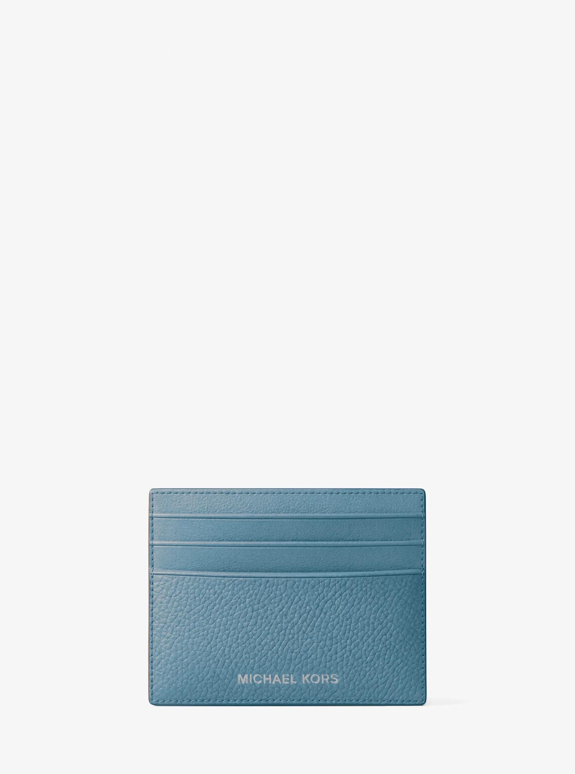 Michael Kors Cooper Pebbled Leather Card Case - Preorder