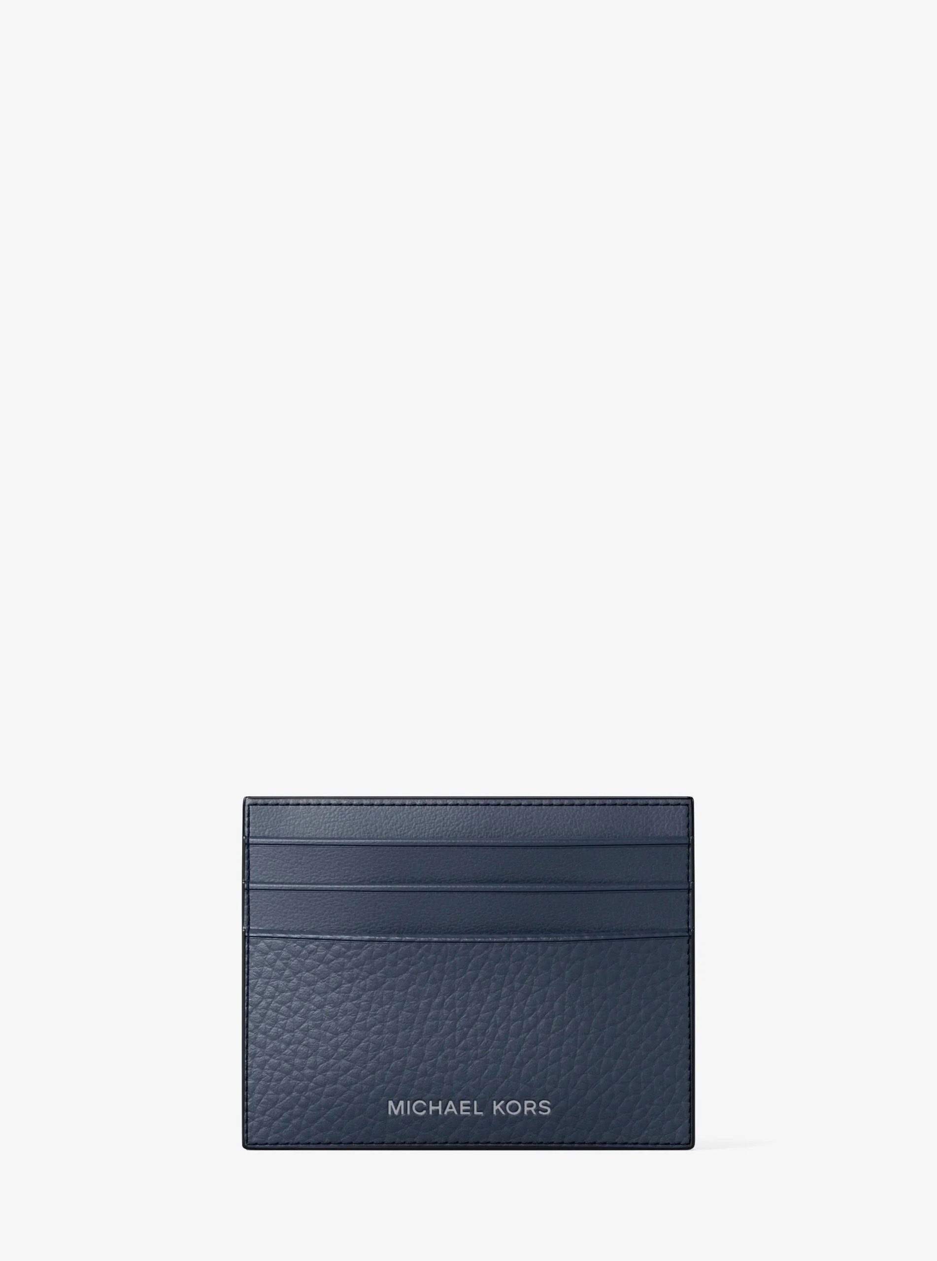 Michael Kors Cooper Pebbled Leather Card Case - Preorder