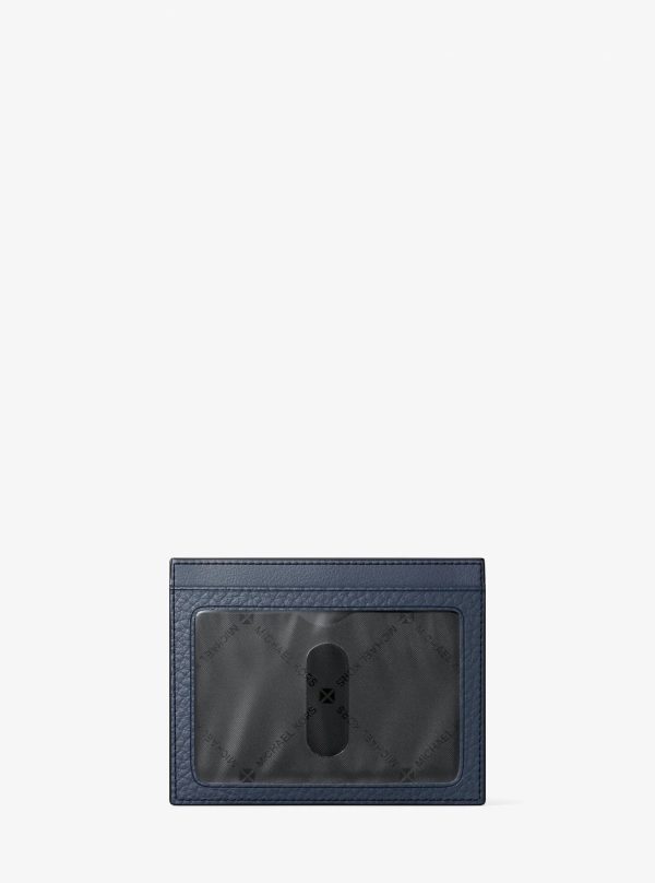 Michael Kors Cooper Pebbled Leather Card Case - Preorder