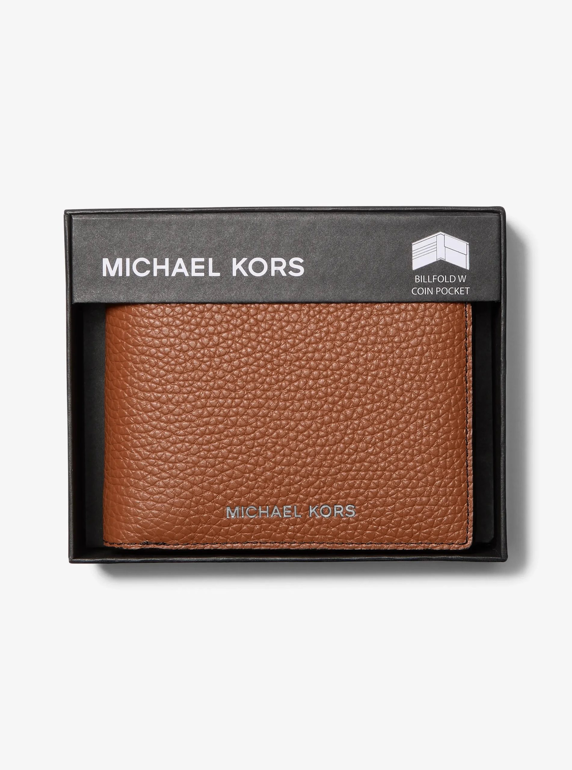 Michael Kors Cooper Pebbled Leather Billfold Wallet With Coin Pouch - Preorder - Image 6