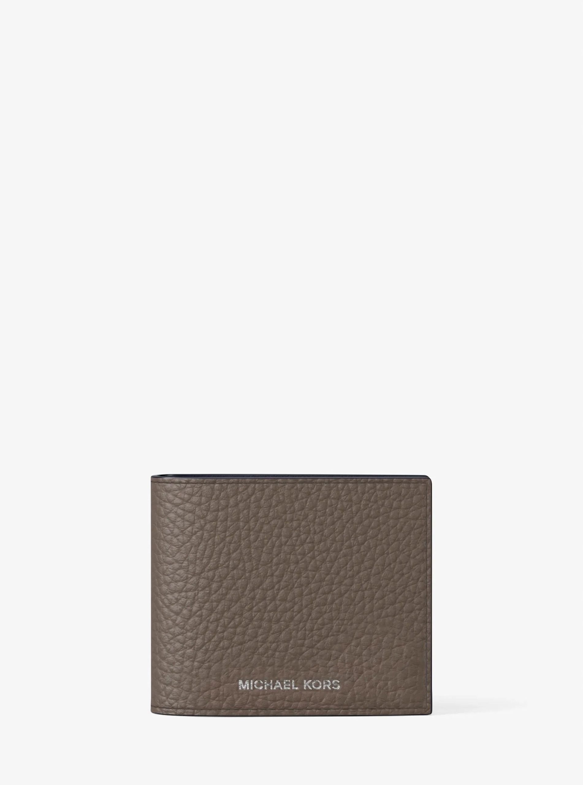 Michael Kors Cooper Pebbled Leather Billfold Wallet With Coin Pouch - Preorder