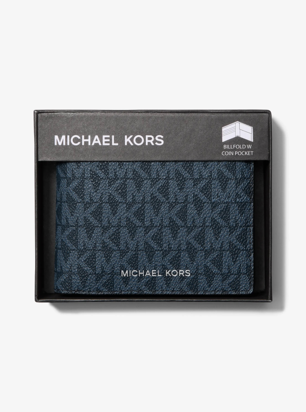 Michael Kors Cooper Logo Billfold Wallet With Coin Pouch - Preorder