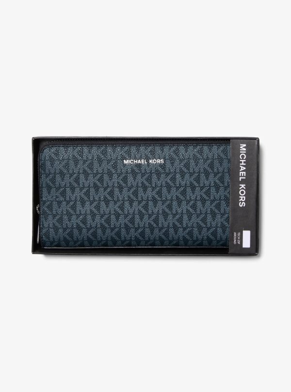 Michael Kors Cooper Logo Zip-Around Wallet - Preorder
