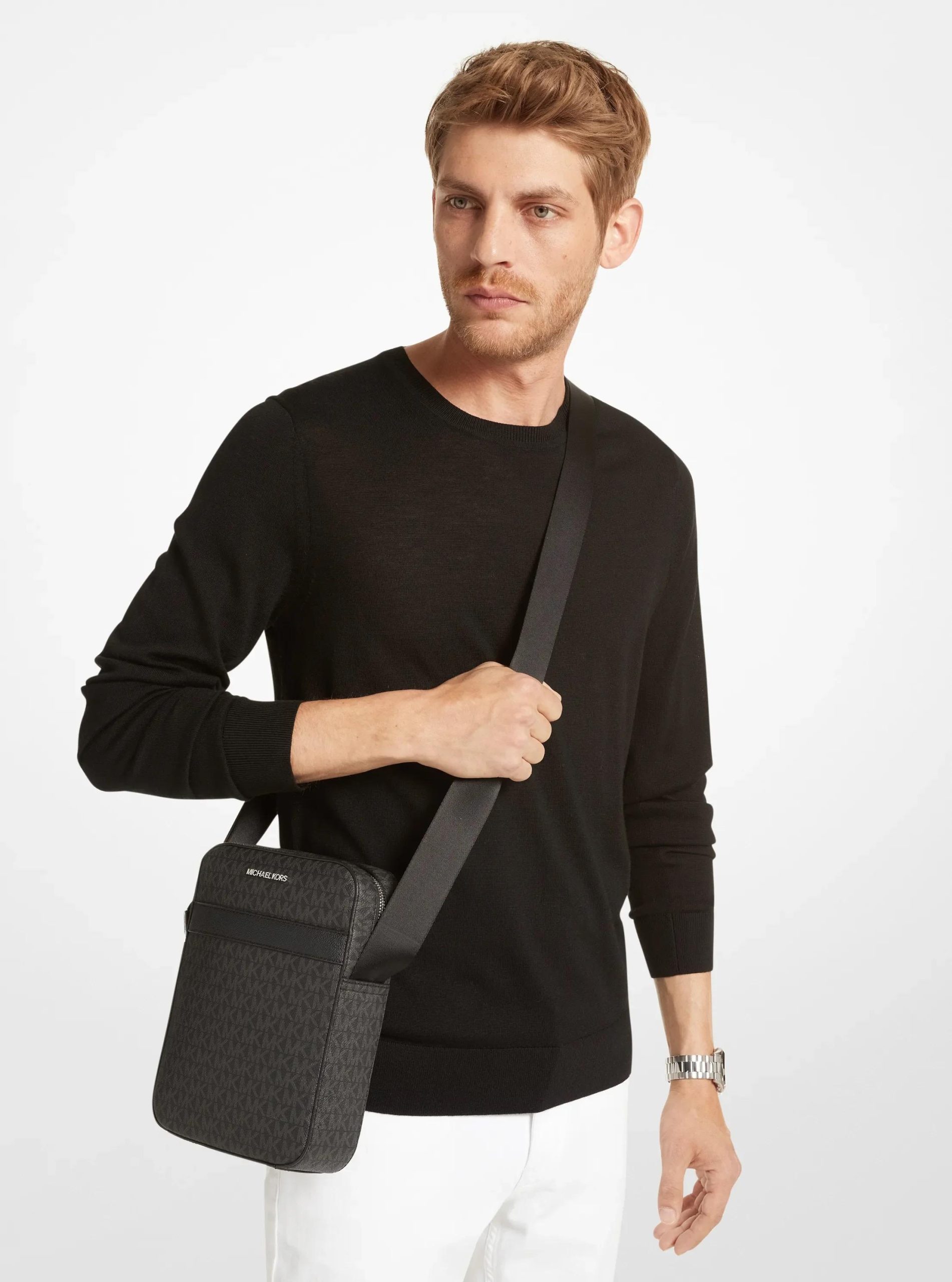 Michael Kors Cooper Signature Logo Flight Bag - Preorder - Image 11