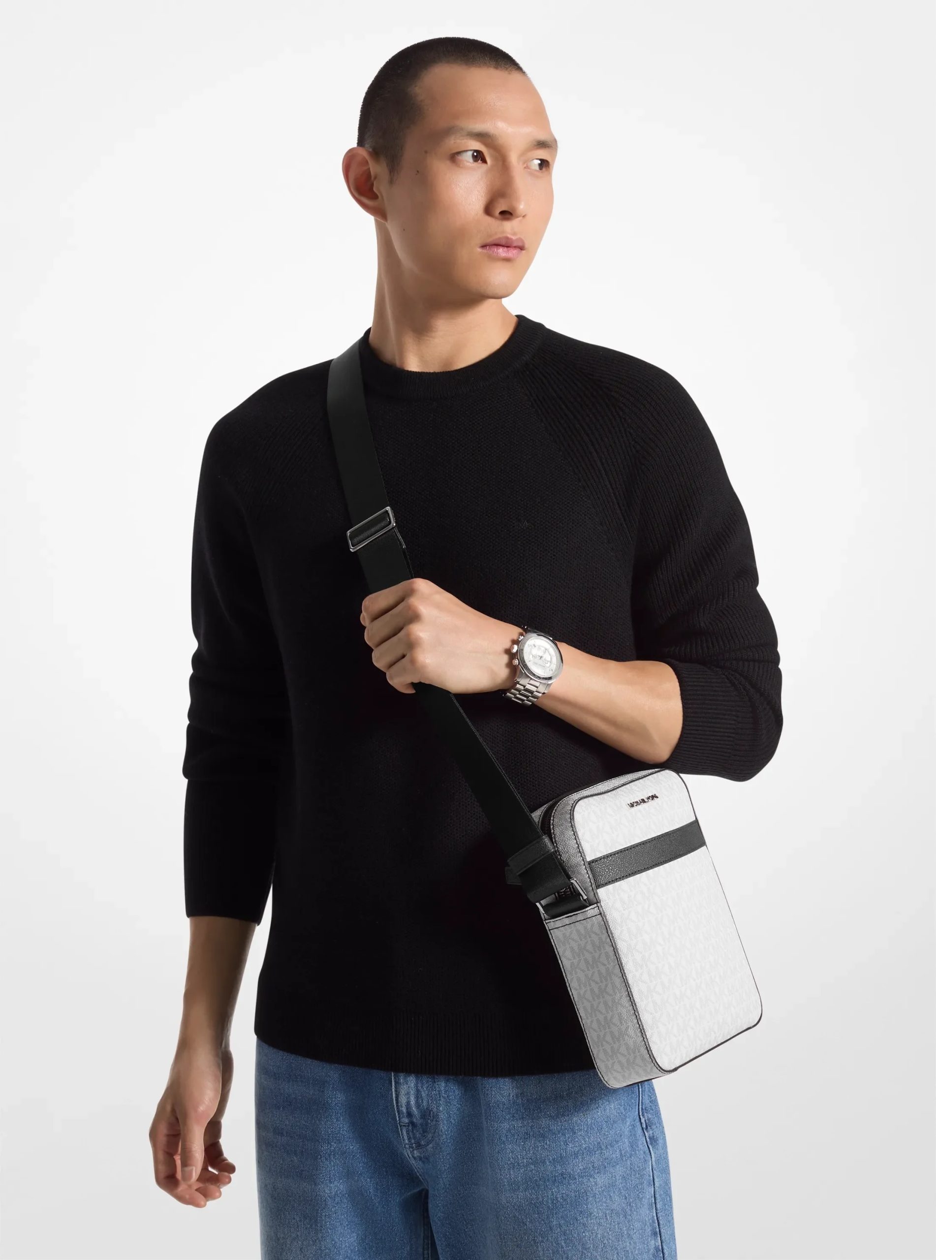 Michael Kors Cooper Signature Logo Flight Bag - Preorder - Image 8