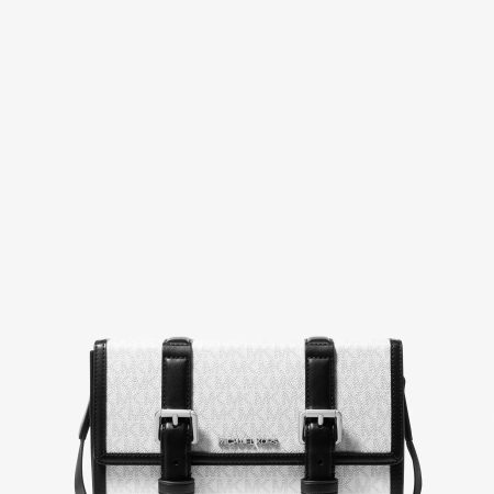 Michael Kors Cooper Signature Logo Trunk Crossbody Bag - Preorder — Bright Wht