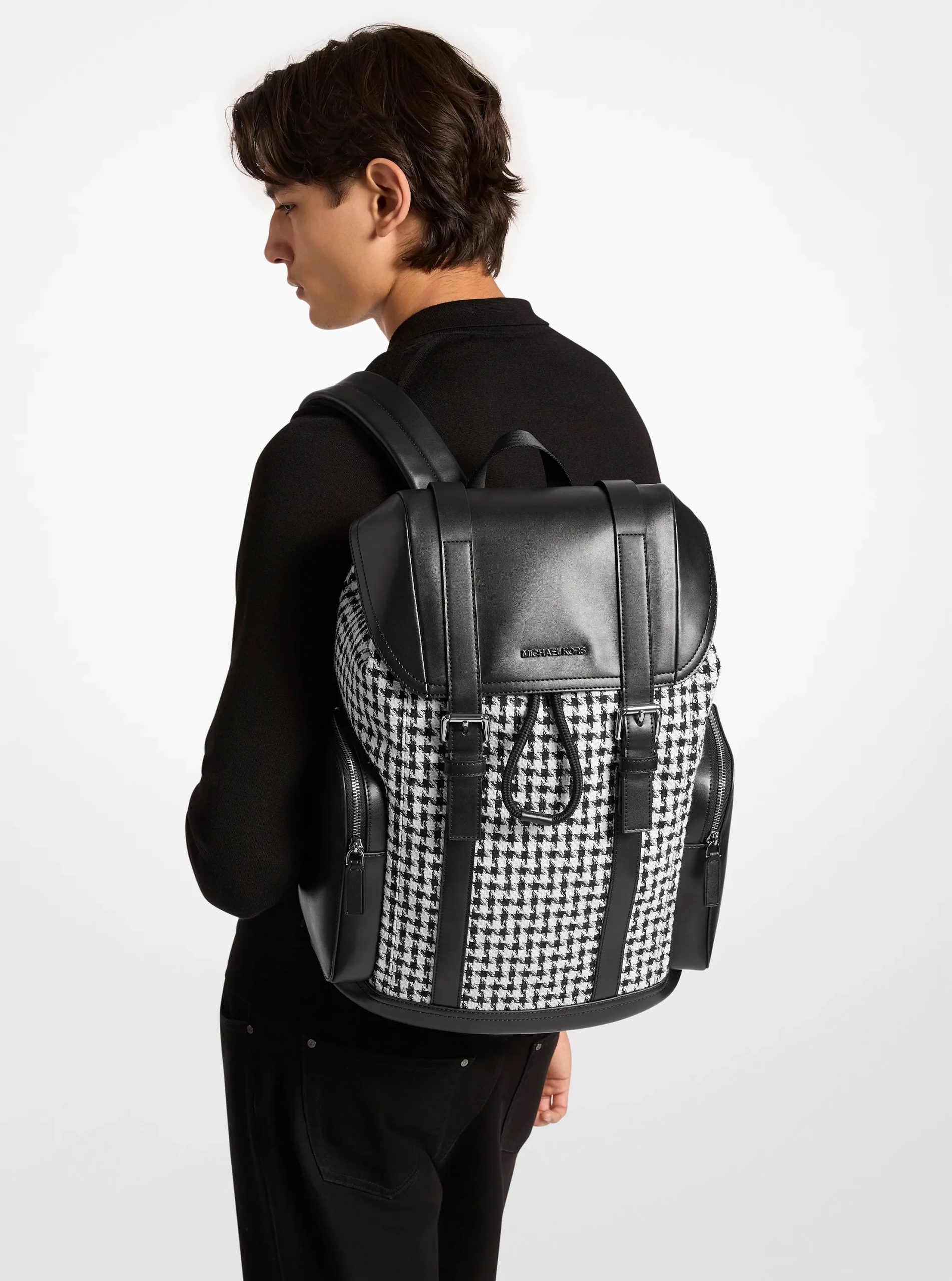 Michael Kors Cooper Houndstooth City Backpack - Preorder