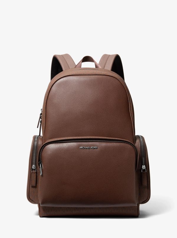 Michael Kors Cooper Leather and Signature Logo Backpack - Preorder