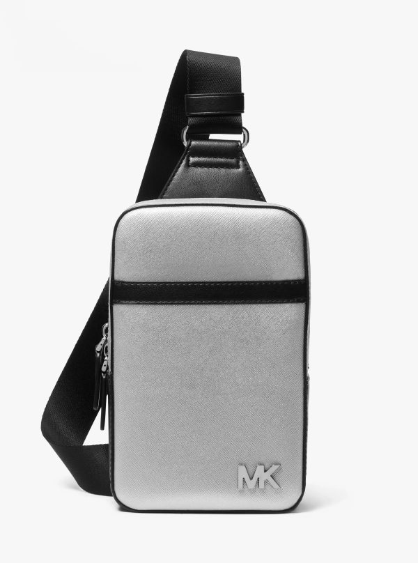 Michael Kors Cooper Medium Metallic Sling Bag - Preorder