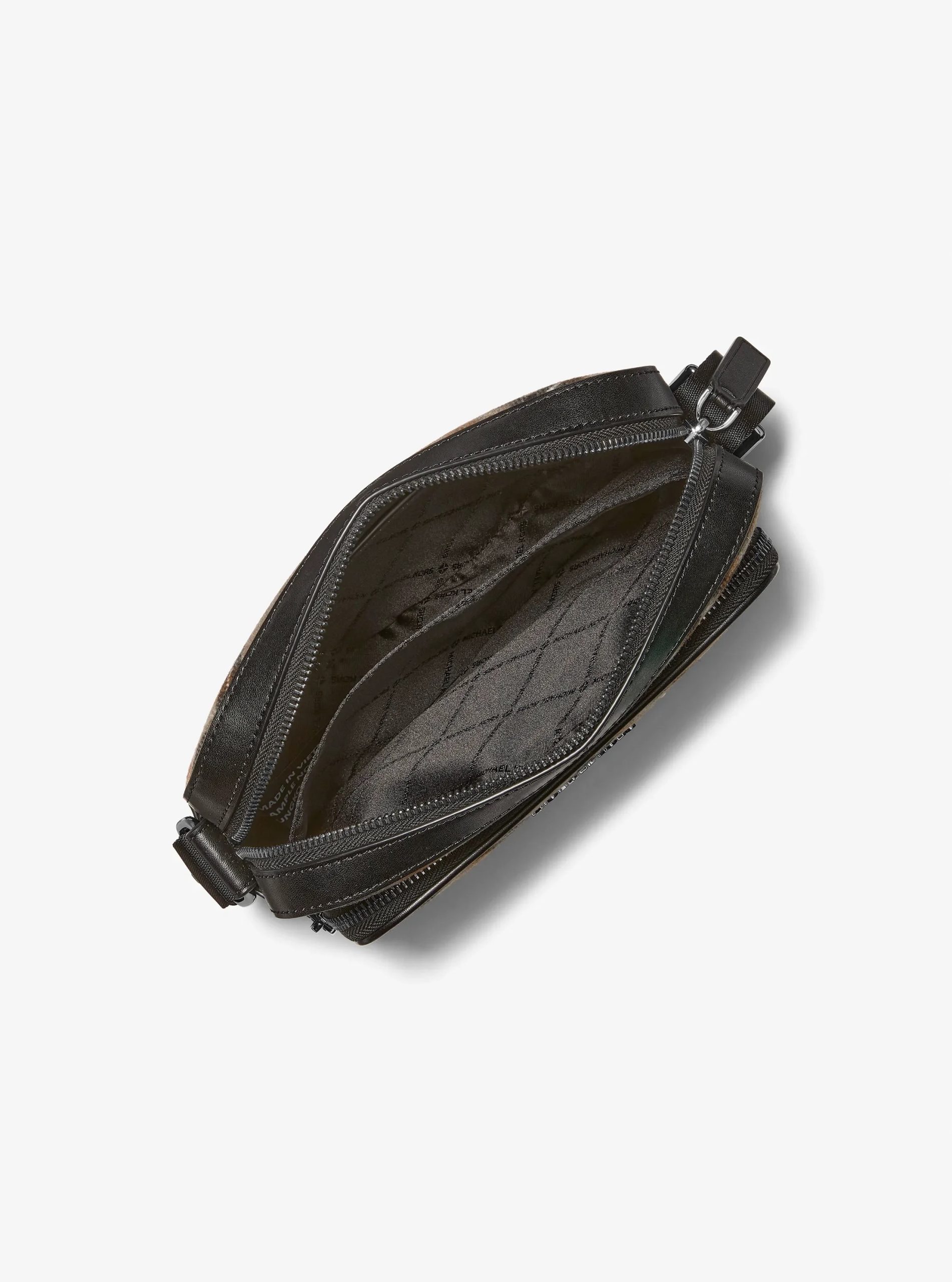Michael Kors Cooper Plaid Wool Blend Flight Bag - Preorder