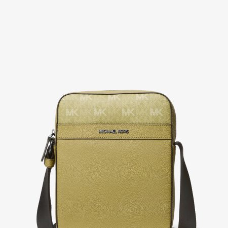 Michael Kors Cooper Signature Logo Flight Bag - Preorder — Oregano