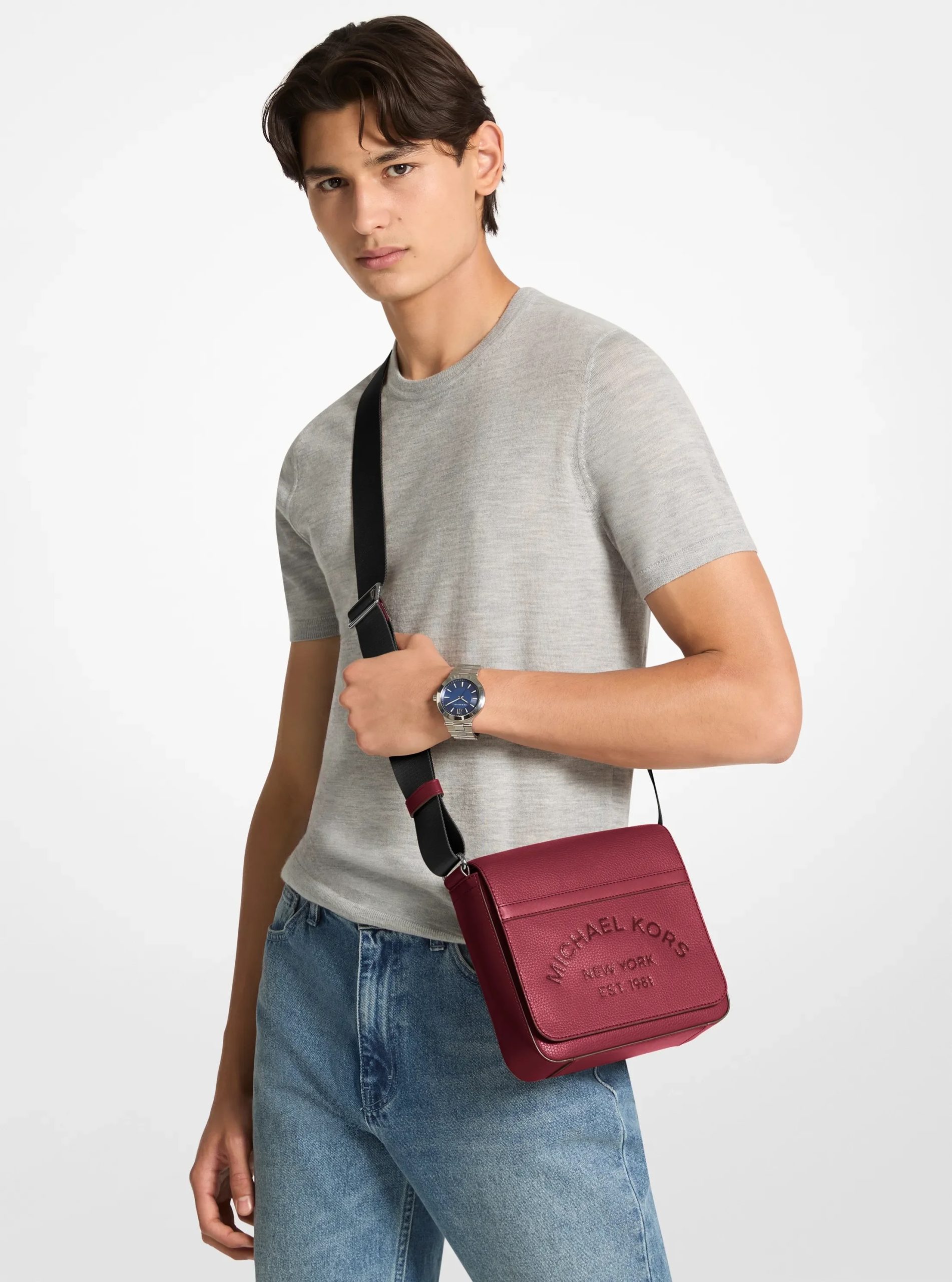 Michael Kors Cooper Pebbled Leather Crossbody Bag - Preorder - Image 4