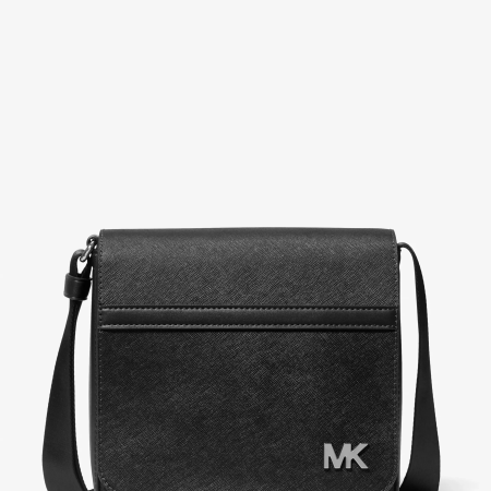 Michael Kors Cooper Leather Crossbody Bag - Preorder — Black